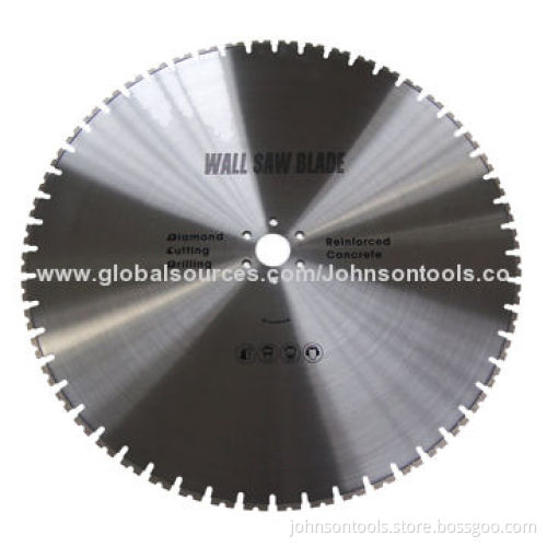 1,000mm wall saw blade, laser welded, for cutting kinds of concrete with straight U slot
